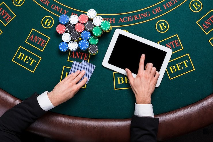 Jackpot slot game screen on a mobile phone showing a big win moment